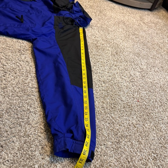 The North Face Jacket Mens Large Blue Black Hooded Full Zip Long Sleeve - Picture 3 of 13